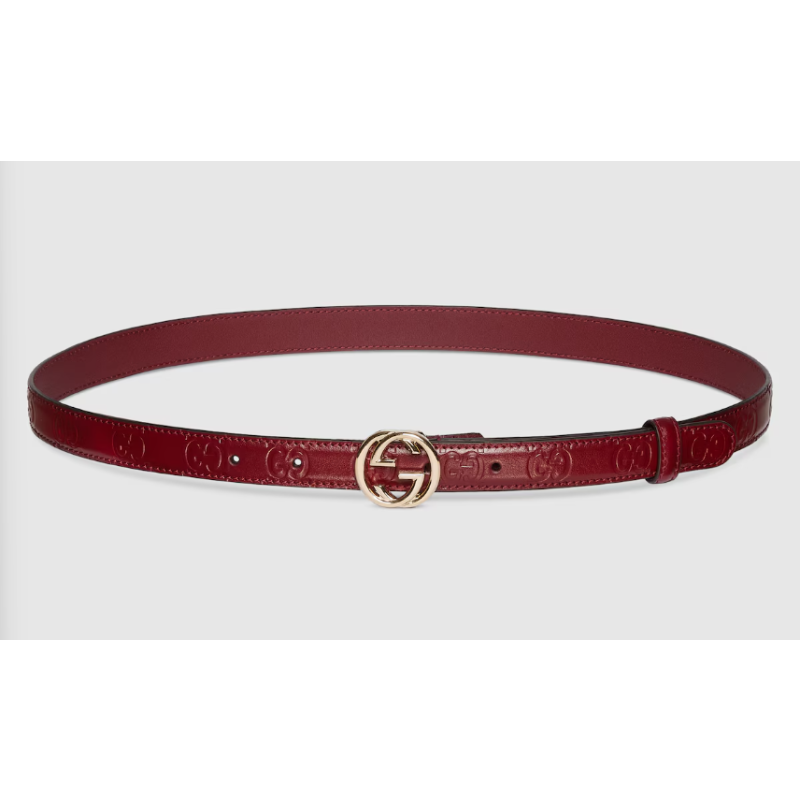 Gucci 20mm Thin Leather belt