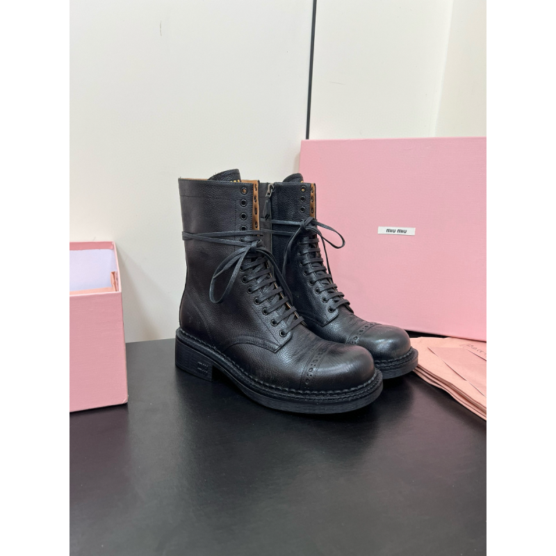 Miu Miu Leather Boots