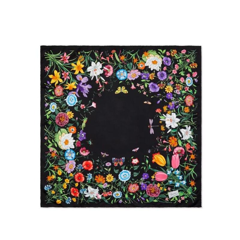 Gucci Square Silk Scarf