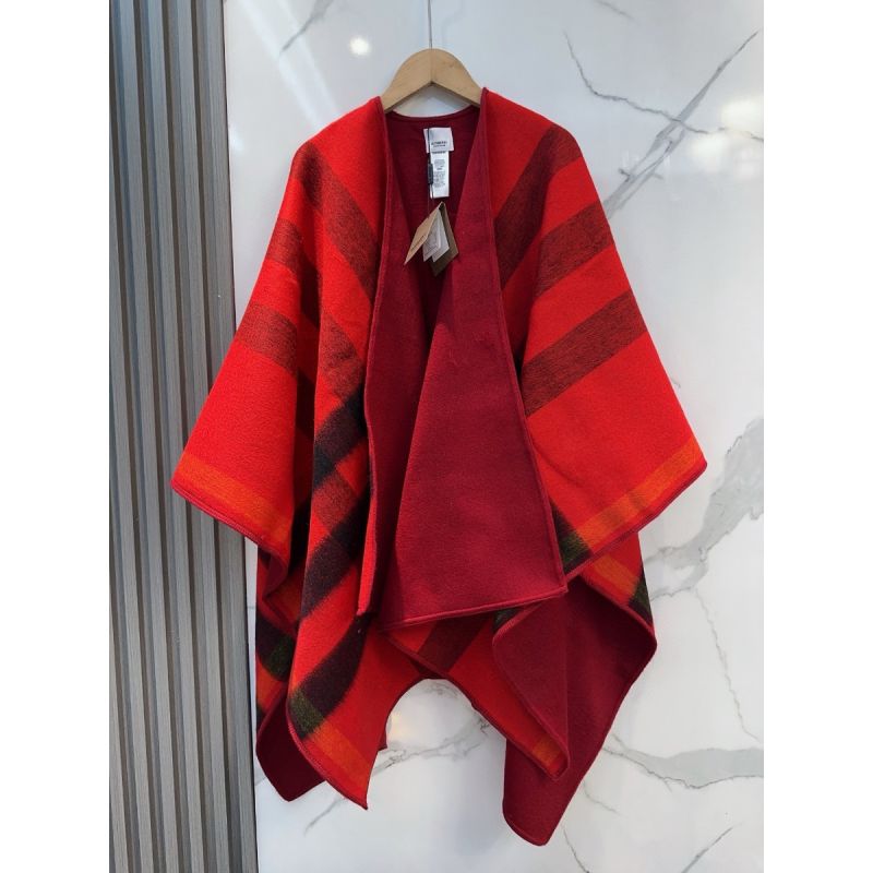 Burberry Classic Check Wool Cape 