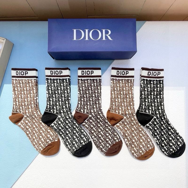 Dior socks ( 5 pairs)