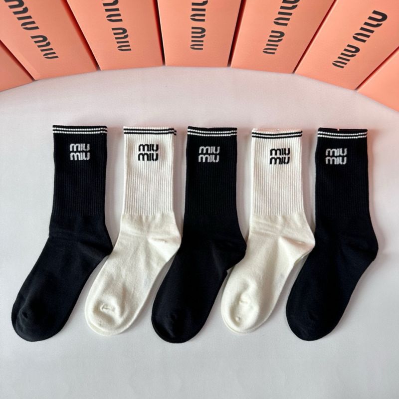 Miu Miu socks ( 5 pairs)