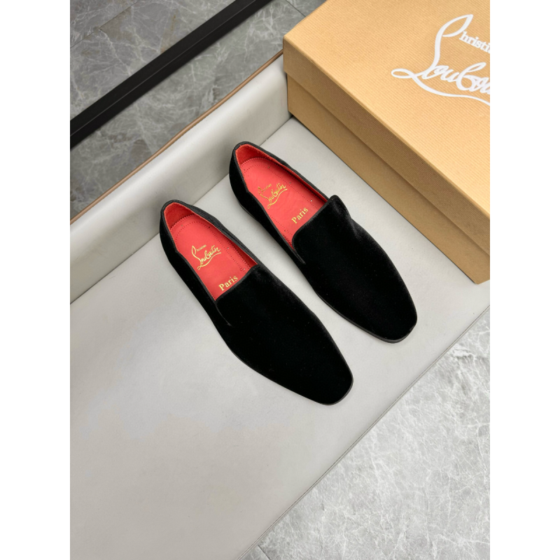 Christian Louboutin Men's Suede Loafter, Size 39-46