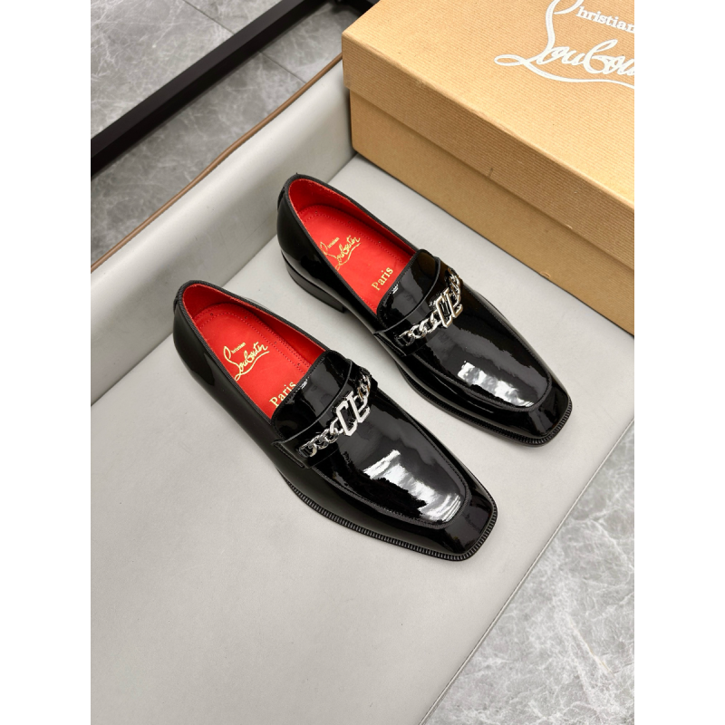 Christian Louboutin Men's Leather Loafter, Size 39-46