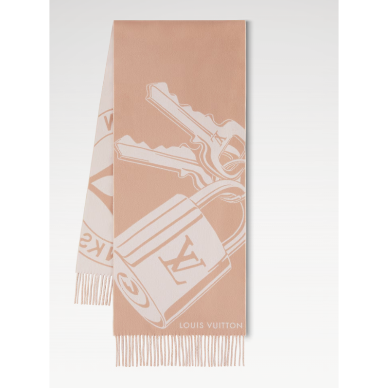 LV Lock and Keys Scarf 