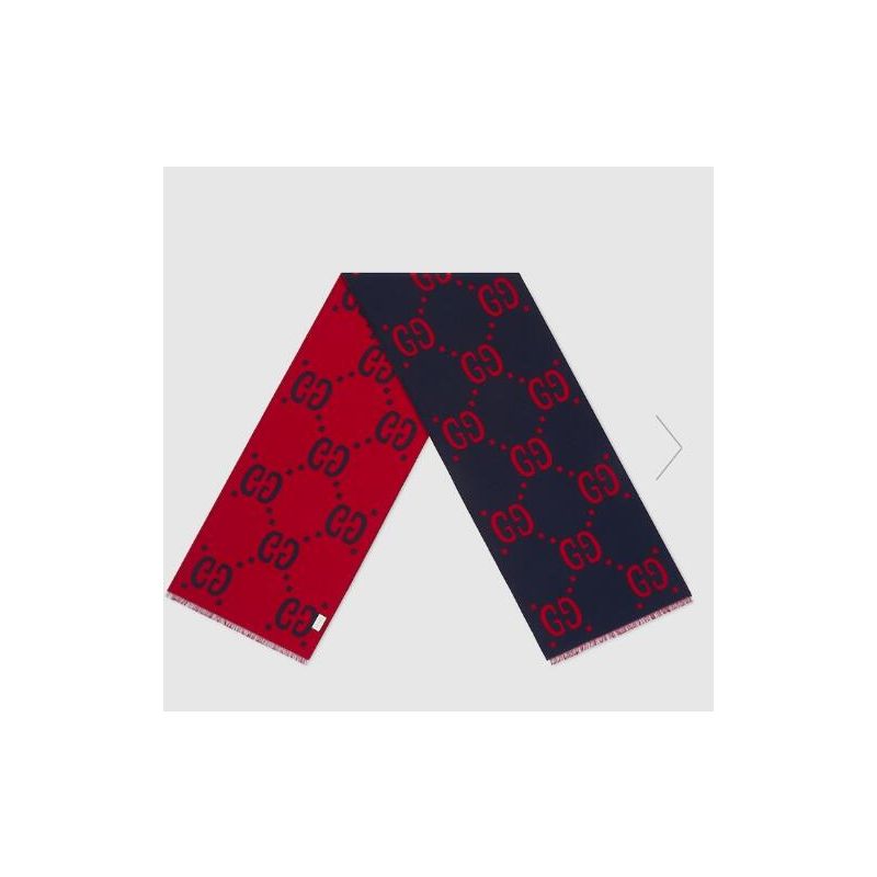 Gucci GG Wool and Cashmere Scarf