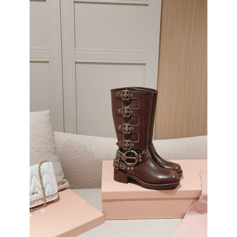 Miu Miu Leather Boots