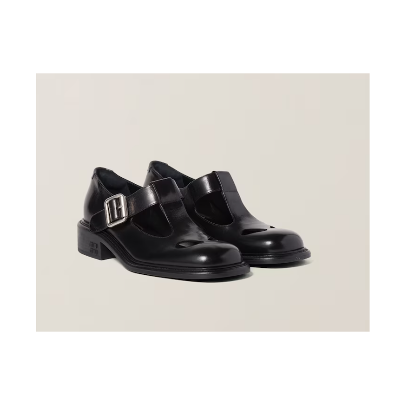 Miu Miu leather loafers