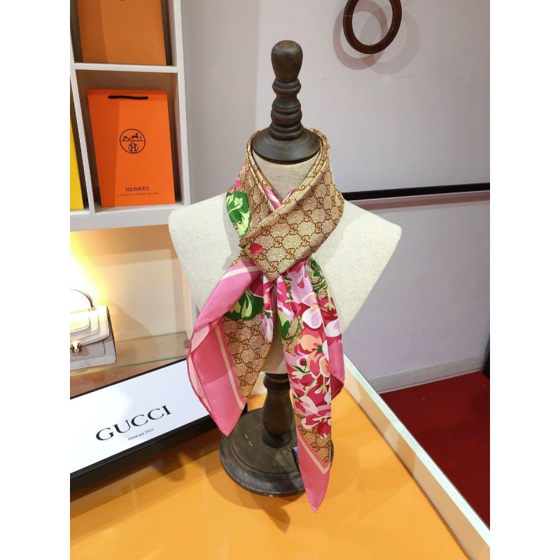 Gucci Square Silk Scarf