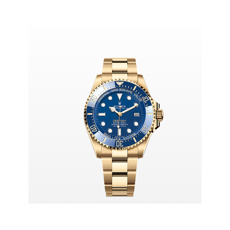 Rolex Deepsea  Oyster, 44 mm, Oystersteel, 18K yellow gold