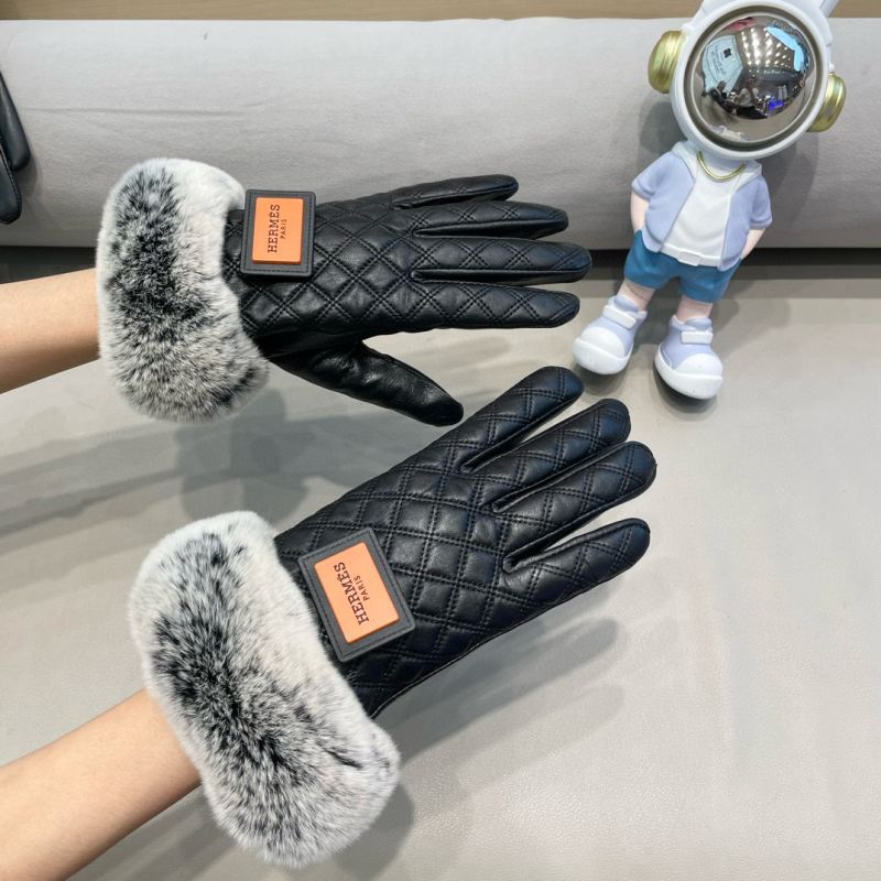 Hermes Leather Gloves